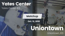 Matchup: Yates Center High Sc vs. Uniontown  2018