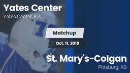 Matchup: Yates Center High Sc vs. St. Mary's-Colgan  2019