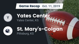 Recap: Yates Center  vs. St. Mary's-Colgan  2019