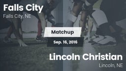 Matchup: Falls City High vs. Lincoln Christian  2016