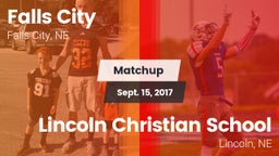 Matchup: Falls City High vs. Lincoln Christian School 2017