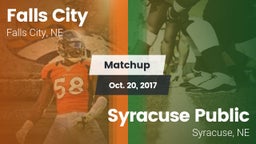 Matchup: Falls City High vs. Syracuse Public  2017