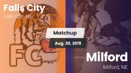 Matchup: Falls City High vs. Milford  2019