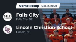 Recap: Falls City  vs. Lincoln Christian School 2020