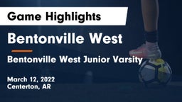 Bentonville West  vs Bentonville West  Junior Varsity Game Highlights - March 12, 2022
