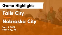 Falls City  vs Nebraska City  Game Highlights - Jan. 5, 2021