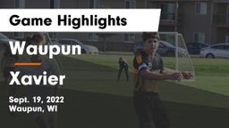 Waupun  vs Xavier  Game Highlights - Sept. 19, 2022