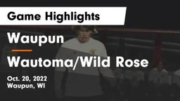 Waupun  vs Wautoma/Wild Rose Game Highlights - Oct. 20, 2022