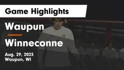 Waupun  vs Winneconne  Game Highlights - Aug. 29, 2023