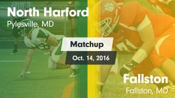 Matchup: North Harford vs. Fallston  2016