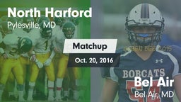 Matchup: North Harford vs. Bel Air  2016