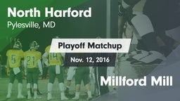 Matchup: North Harford vs. Millford Mill 2016