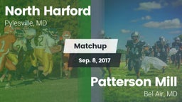Matchup: North Harford vs. Patterson Mill  2017