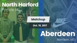 Matchup: North Harford vs. Aberdeen  2017