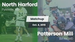 Matchup: North Harford vs. Patterson Mill  2019