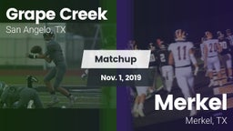 Matchup: Grape Creek High vs. Merkel  2019