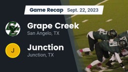 Recap: Grape Creek  vs. Junction  2023