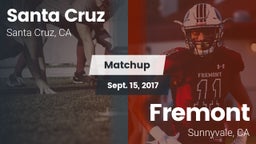 Matchup: Santa Cruz High Scho vs. Fremont  2017