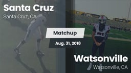 Matchup: Santa Cruz High Scho vs. Watsonville  2018
