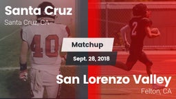 Matchup: Santa Cruz High Scho vs. San Lorenzo Valley  2018