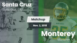 Matchup: Santa Cruz High Scho vs. Monterey  2018