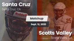 Matchup: Santa Cruz High Scho vs. Scotts Valley  2020