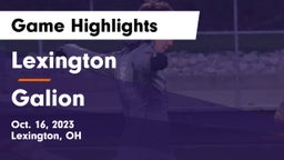 Lexington  vs Galion  Game Highlights - Oct. 16, 2023