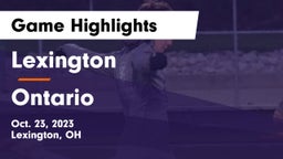 Lexington  vs Ontario  Game Highlights - Oct. 23, 2023