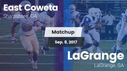 Matchup: East Coweta High vs. LaGrange  2017