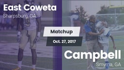 Matchup: East Coweta High vs. Campbell  2017