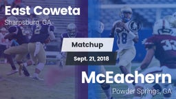 Matchup: East Coweta High vs. McEachern  2018
