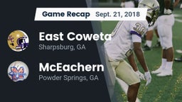 Recap: East Coweta  vs. McEachern  2018