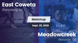 Matchup: East Coweta High vs. Meadowcreek  2020