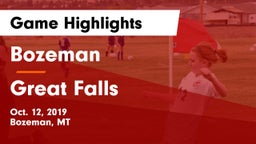 Bozeman  vs Great Falls Game Highlights - Oct. 12, 2019
