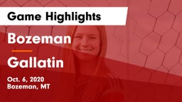 Bozeman  vs Gallatin  Game Highlights - Oct. 6, 2020