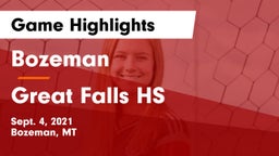 Bozeman  vs Great Falls HS Game Highlights - Sept. 4, 2021