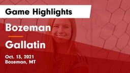 Bozeman  vs Gallatin  Game Highlights - Oct. 13, 2021