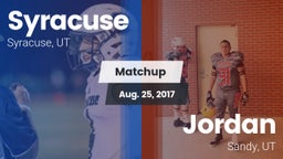 Matchup: Syracuse  vs. Jordan  2017