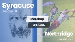Matchup: Syracuse  vs. Northridge  2017