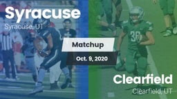 Matchup: Syracuse  vs. Clearfield  2020