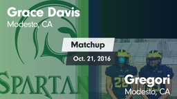 Matchup: Grace Davis High Sch vs. Gregori  2016