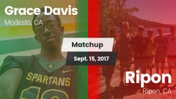 Matchup: Grace Davis High Sch vs. Ripon  2017
