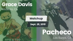 Matchup: Grace Davis High Sch vs. Pacheco  2018