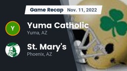 Recap: Yuma Catholic  vs. St. Mary's  2022