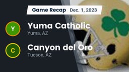 Recap: Yuma Catholic  vs. Canyon del Oro  2023