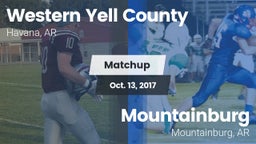 Matchup: Western Yell County  vs. Mountainburg  2017
