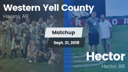 Matchup: Western Yell County  vs. Hector  2018