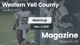 Matchup: Western Yell County  vs. Magazine  2018