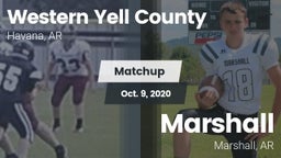 Matchup: Western Yell County  vs. Marshall  2020