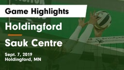 Holdingford  vs Sauk Centre  Game Highlights - Sept. 7, 2019